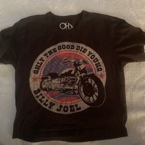 Chaser Billy Joel graphic tee black small